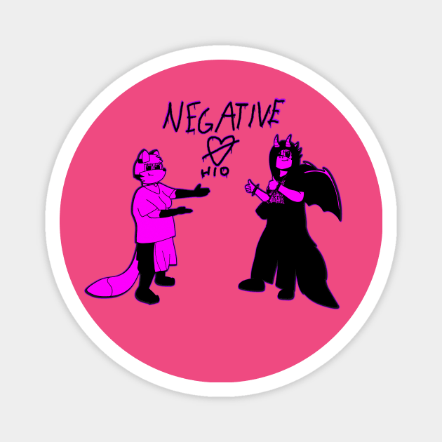 Queercore Magnet by Negative Øhio Merch
